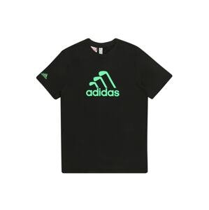 adidas Golf Funkčné tričko 'YUNIX'  neónovo zelená / čierna