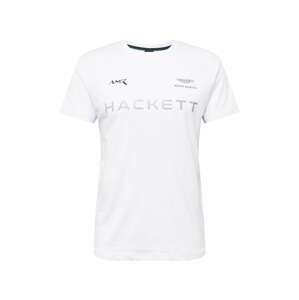 Hackett London T-Shirt  biela / tmavomodrá