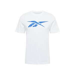 Reebok Sport Funkčné tričko 'Vector'  modrá / biela