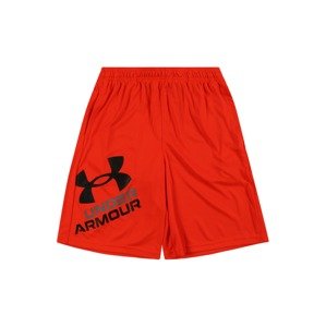 UNDER ARMOUR Športové nohavice 'Prototype 2.0'  oranžovo červená / čierna / tmavosivá