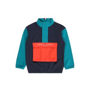 TOMMY HILFIGER Sweatshirt  pastelovo modrá / námornícka modrá / biela / červená