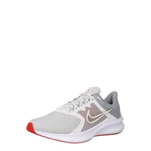NIKE Športová obuv 'DOWNSHIFTER 11'  biela / sivá / červená / svetlosivá