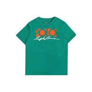 Polo Ralph Lauren Shirt  smaragdová / biela / oranžová