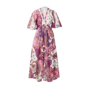 Derhy Letné šaty 'CABOYA'  rosé / fialová / biela