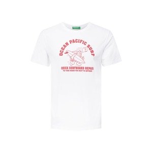 UNITED COLORS OF BENETTON T-Shirt  biela / červená