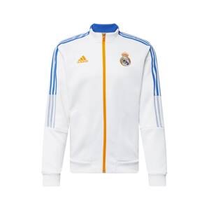 ADIDAS PERFORMANCE Tréningová bunda 'Real Madrid'  biela / zlatá žltá / modrá