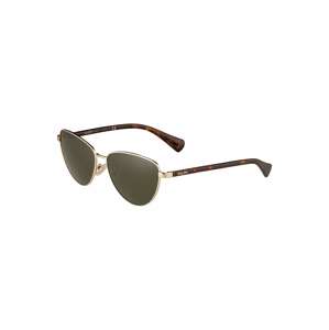 Ralph Lauren Slnečné okuliare 'RA4134'  hnedá / koňaková / zlatá / zelená