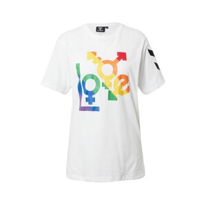 Hummel Funkčné tričko 'Love'  biela / modrá / fialová / žltá / oranžová
