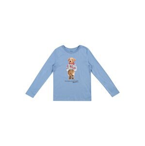 Polo Ralph Lauren Tričko 'BEAR'  dymovo modrá / zmiešané farby