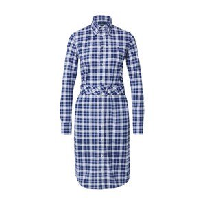 POLO RALPH LAUREN Košeľové šaty 'HEIDI'  modrá / biela
