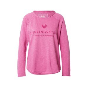 LIEBLINGSSTÜCK Sweatshirt 'Cathrina EP'  s ružovými fľakmi / pitaya