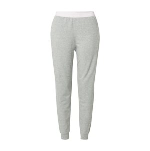 Calvin Klein Pyžamové nohavice  sivá melírovaná / biela / pastelovo ružová