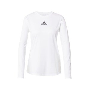 ADIDAS PERFORMANCE Funkčné tričko 'UFORU'  biela / čierna
