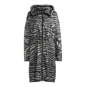 adidas by Stella McCartney Outdoorový kabát  sivá / čierna