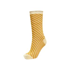 SELECTED FEMME Ponožky 'Vida'  zlatá žltá / béžová / červená
