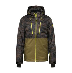 KILLTEC Outdoorová bunda 'Combloux'  olivová / zmiešané farby