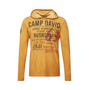 CAMP DAVID Shirt  žltá / čierna / červená