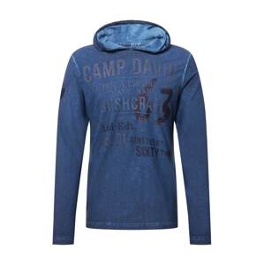 CAMP DAVID Shirt  dymovo modrá / sivá / čierna