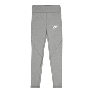 Nike Sportswear Legíny  sivá / biela