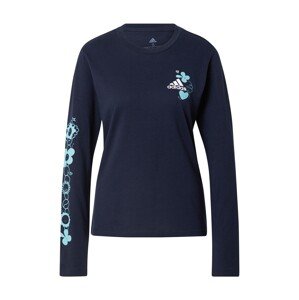 ADIDAS PERFORMANCE Funkčné tričko  námornícka modrá / biela / svetlomodrá