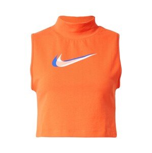 Nike Sportswear Top  oranžová / biela / modrá