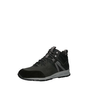 GEOX Sneaker 'Delray'  čierna / svetlosivá / tmavosivá