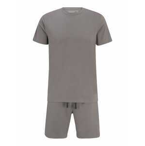 Abercrombie & Fitch Krátke pyžamo  sivá