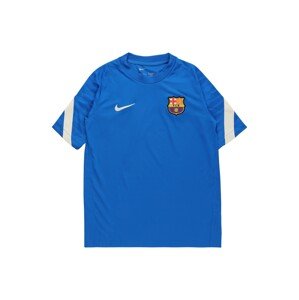 NIKE Funkčné tričko 'FC Barcelona'  kráľovská modrá / biela / čierna / zlatá žltá / limetková