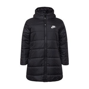 Nike Sportswear Prechodný kabát  čierna / biela