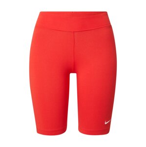 Nike Sportswear Legíny  oranžovo červená / biela