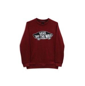 VANS Sweatshirt 'BY OTW CREW'  tmavočervená / biela / čierna