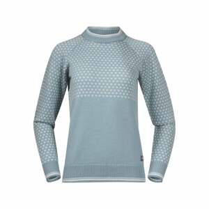 Bergans Športový sveter  biela / pastelovo modrá