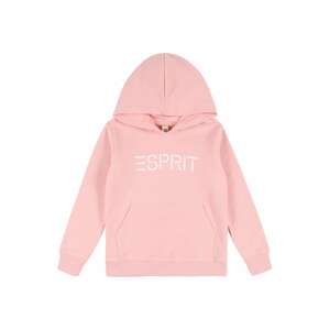 ESPRIT Sweatshirt  svetloružová / biela