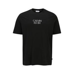 Calvin Klein Big & Tall Tričko  čierna / biela / sivá