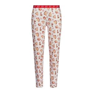 Skiny Pyžamové nohavice  svetlobéžová / tmavooranžová / červená / čierna / biela