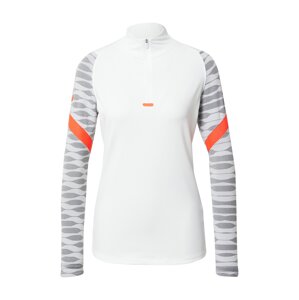 NIKE Funkčné tričko 'Strike'  biela / grafitová / sivá / neónovo oranžová