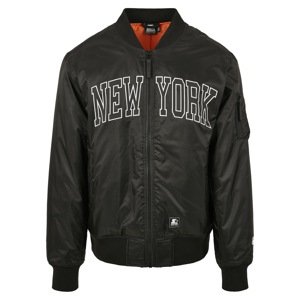 Starter Black Label Prechodná bunda 'New York'  čierna / biela