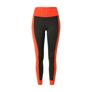 NIKE Športové nohavice  oranžová / čierna