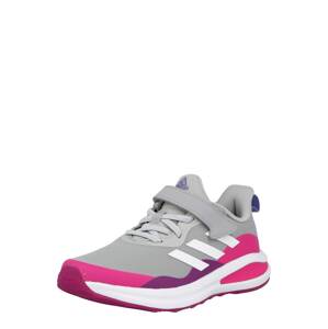 ADIDAS PERFORMANCE Športová obuv 'FortaRun'  sivá / ružová / tmavofialová / biela