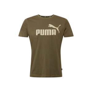 PUMA Funkčné tričko  kaki / béžová
