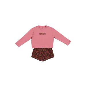 Calvin Klein Underwear Pyžamo  ružová / farba lesného ovocia / hnedá / fialová / rosé