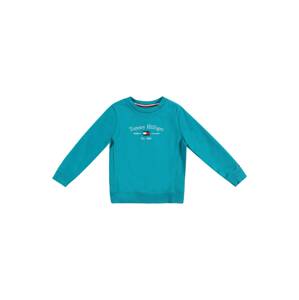 TOMMY HILFIGER Sweatshirt  biela / tyrkysová / námornícka modrá / červená