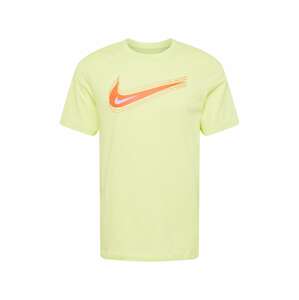 Nike Sportswear Tričko  pastelovo zelená / svetlooranžová / biela