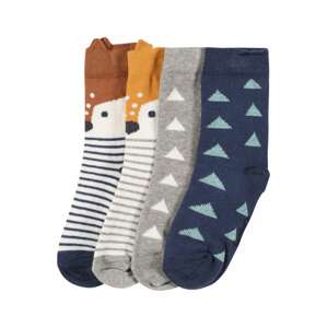 EWERS Ponožky  námornícka modrá / hnedá / okrová / sivá / biela