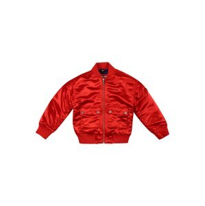 TOMMY HILFIGER Prechodná bunda  ohnivo červená / ružová / námornícka modrá