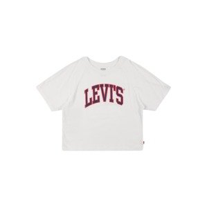 LEVI'S T-Shirt  biela / námornícka modrá / červená