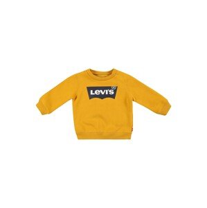 LEVI'S Sweatshirt  zlatá žltá / čierna / biela