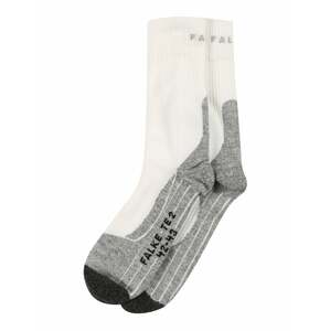 FALKE Športové ponožky  biela / čierna / sivá melírovaná