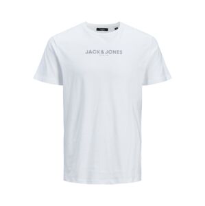 JACK & JONES Shirt  biela / čierna