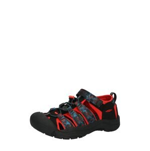 KEEN Sandále 'NEWPORT'  čierna / červená / dymovo modrá